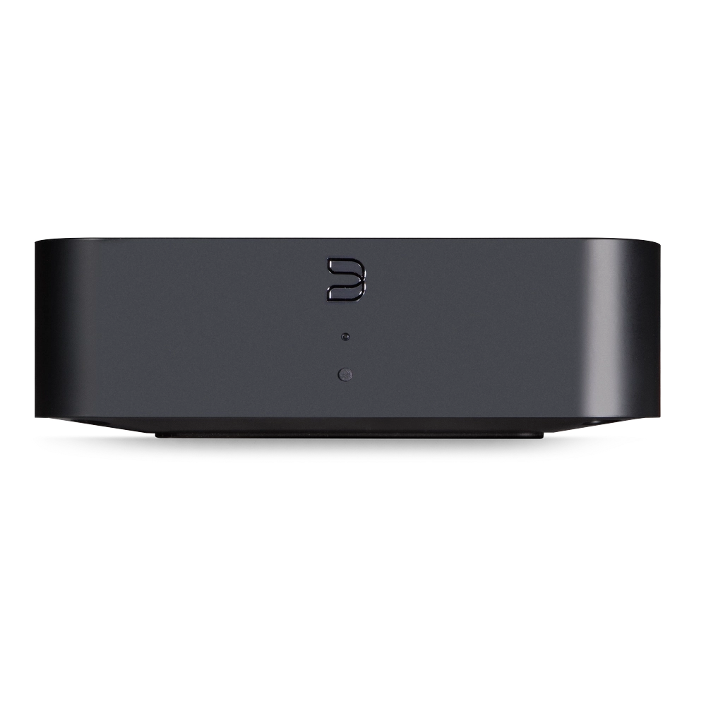 Bluesound Hub 2 front view showing logo and light